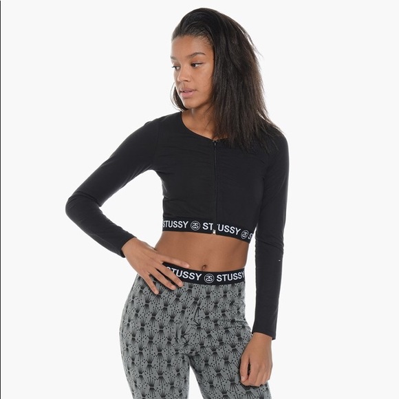 stussy crop top